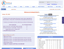 Tablet Screenshot of fantasycricket11.com